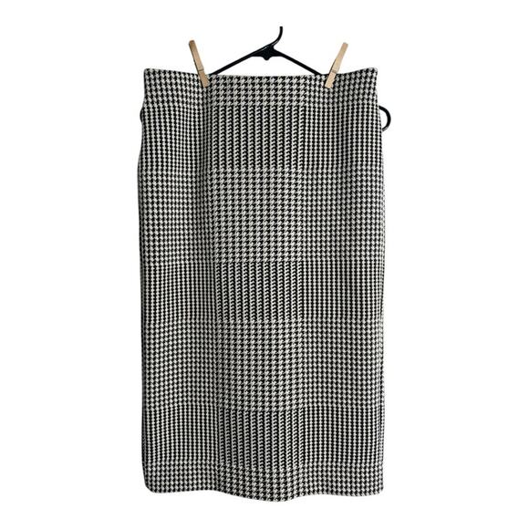 Anne Taylor Houndstooth Pencil Skirt - Picture 1 of 6